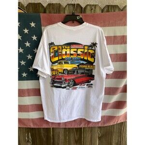 the Classic Car Show by Geico Double sided Tshirt Size XL Pismo Beach California